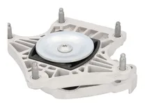 DYNTEK transfer case mounting: an aluminium carrier with studs and a bonded rubber centre